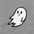 thumbnail image 2 of Dalix Ghost Midweight Embroidered Cotton Tee Jersey Mens in Athletic Heather M Medium, 2 of 5