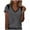*Gray, variant on Women's Color Block Short Sleeve T-Shirts,Ladies Crew-Neck Contrast Trim Loose Fit Tops,Summer Daily Wear Blouses For Women,Purple,S-2XL