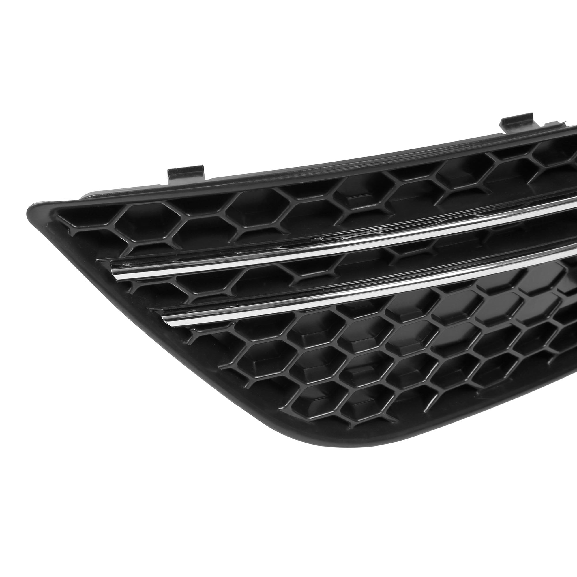 Unique Bargains Car Front Left Fog Light Grille Cover for Audi A4L B9 S4 RS4 13-16 Black