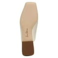 thumbnail image 6 of Sam Edelman Lavina Modern Ivory Buckle Details Slip On Squared Toe Flat Mules (Modern Ivory, 8.5), 6 of 6
