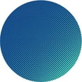 thumbnail image 1 of Ahgly Company Indoor Round Patterned Blueberry Blue Area Rugs, 4' Round, 1 of 6