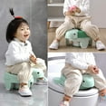 thumbnail image 6 of 3-in-1 Baby Potty Training Toilet, Portable Potty Seat for Toddler Travel, Foldable Baby Potty for Toilet Seat, Children Travel Potty for Indoor and Outdoor(Green), 6 of 7
