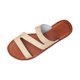 thumbnail image 1 of Zapatos Negros de las Mujeres Versátiles de Moda Casual Color Sólido Pie Redondo Más Tamaño Primavera/Verano Estilo Moderno Cómodo Pie Abierto Sandalias Planas, 1 of 9