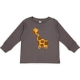 thumbnail image 3 of Inktastic Giraffe Jungle Zoo Animal Boys or Girls Long Sleeve Toddler T-Shirt, 3 of 5