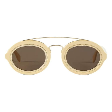 Fendi FF Men's Sunglasses Cream FOL548