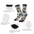 thumbnail image 3 of Fuzoiu Color Tractor Print Kids Socks For Boys Girls,Grip Crew Socks with Non Slip,Lightweight Stretch Crew Socks,Toddlers Crew Boot Socks, 3 of 5
