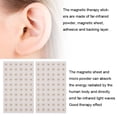 thumbnail image 1 of Autocollant de thérapie magnétique, patch de traitement magnétique, 120pcs efficaces pour améliorer la microcirculation au point d'acupoint auriculaire renforcer le, 1 of 7