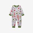 thumbnail image 4 of Conjunto de pijama de manga larga con estampado de gnomos navideños para toda la familia (resistente al fuego), 4 of 5