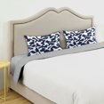 thumbnail image 5 of Haosy Satin Pillowcase for Hair and Skin Standard Cooling Silk Pillow Case with Envelope Closure Dark Blue Spots 20"x30", 5 of 9