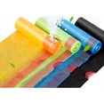 thumbnail image 2 of Bolsas de basura con cordón, resistentes y gruesas, para oficina, hogar y cocina, 15 unidades (amarillas), 2 of 4