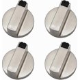 thumbnail image 1 of 4-Pack 6mm Metal Control Knobs for Oven and Cooktop Stoves, 1 of 5