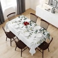 thumbnail image 6 of Gray Green Eucalyptus Leaves Table Cloth Waterproof Tablecloths, Farmhouse Botanical Watercolor Tablecloth Dining Table Cover for Kitchen Party Tabletop Outdoor, Rectangle Tablecloth 54x108 Inch, 6 of 9