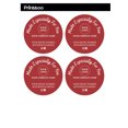 thumbnail image 6 of Printtoo Label Stickers for Small Business -100 RoundCustom Vinyl Waterproof Stickers -Personalized Labels for Handmade, Brand Stickers -Brick Red, 4x4 Inches, 6 of 6