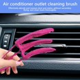 thumbnail image 2 of Microfiber Blind Duster, Window Track Crevice Cleaning Brushes | Air Conditioning Outlet Cleaning Brush, Car Air Outlet Brush Multi-Function Cleaning Brush, Cleaner Door Track Crevice Duster, 2 of 7