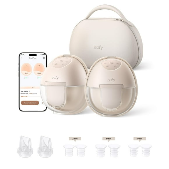 Extractor de leche portátil eufy S1 Pro Electric con tecnología de calefacción