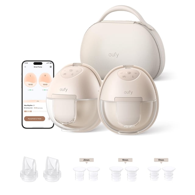 Extractor de leche portátil eufy S1 Pro Electric con tecnología de calefacción