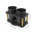 thumbnail image 2 of UPOUART 2Pcs Kitchen Utensil Holders for Countertop in Cylindrical Shape Black, 2 of 8