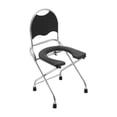 thumbnail image 1 of Camping Inhify Slat Toille Tourking Silla de ducha Homparea Seniors Plegable asiento de inodoro con respaldo para viajes de caminos de dormitorio, 1 of 8