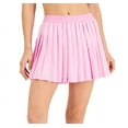 thumbnail image 2 of ID Ideology Womens Active Solid Pleated Skort Pink Stone L, 2 of 3