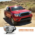 thumbnail image 6 of For 2012-2015 Toyota Tacoma Halogen Right Passenger Side Headlights Assembly Headlamp, 6 of 7