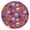 Halloween-601, variant on Elasticized Halloween table decor specifically designed for 36x36 inch square tables, features stretch-to-fit cover with seasonal pumpkin and ghost artwork