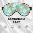 thumbnail image 3 of Naloa Cute Sloth on Floral Tree Print Sleep Mask for Sleeper, Light Blocking Sleeping Eye Mask for Women Men, Eye Shade with Adjustable Strap for Travel, Nap,Meditation, 3 of 7