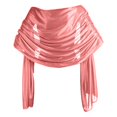 thumbnail image 2 of Eoperou Women Shawl Solid Color Comfortable Breathable Silky Touch Decorative Temperament Accessories Elegant Evening Party Dress Shawl Wedding Accessories Scarf for Bridal Bridesmaid, 2 of 8
