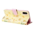 thumbnail image 6 of RFID Blocking Case For iPhone XS Max Wallet Case for Women with Credit Card Holder, Cute Pattern Flower Designed Hand Strap Flip PU Leather Stand iPhone XS Max, Yellow Daisy, 6 of 8