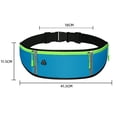 thumbnail image 2 of Cinturón para correr, riñonera para mujeres y hombres, riñonera resistente al agua, cinturón para corredores para senderismo, fitness, viajes, bolsa ajustable para correr, accesorios para teléfono, 2 of 5