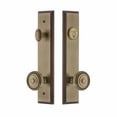 thumbnail image 6 of Grandeur Carr  Tall Plate Single Cylinder One Piece Knobset with Soleil Knob, 6 of 6