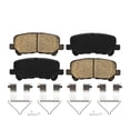 thumbnail image 3 of Detroit Axle - Rear Ceramic Brake Pads for 16-22 Honda Pilot, 17-25 Ridgeline, 19-25 Passport, 14-16 Acura MDX, 3 of 8