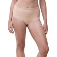 thumbnail image 2 of Chantelle Braguitas de cintura alta para mujer - Cozy Chic, invisibles, transpirables Nude S (Small), 2 of 6