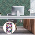 thumbnail image 6 of Yayeee Blank Wall Plate Cover 1-Gang 4.5"x2.7" Home Unused Decorative Outlet, Colorful Plaid, 6 of 7