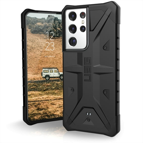 UAG Samsung Galaxy S21 Ultra 5G Case [6.8-inch screen] Rugged Lightweight Slim Shockproof Pathfinder Protective Cover, Black