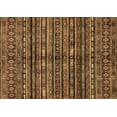thumbnail image 1 of Ahgly Company Indoor Rectangle Abstract Brown Modern Area Rugs, 6' x 9', 1 of 4