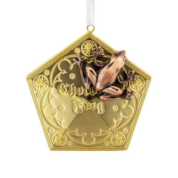 Hallmark Christmas Ornament (Harry Potter Chocolate Frog, Metal), 1 Count