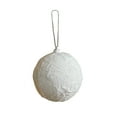 thumbnail image 2 of Kbndieu White Christmas Ball Ornaments, 80mm/3.14" Christmas Tree Decorations Ornaments Xmas Shatterproof Foam Hanging Balls for Xmas Tree, Holiday, Wedding, Party, 2 of 6