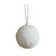 thumbnail image 2 of Bolas de espuma navideñas colgantes | Textura de tela estampada Stickys | Colores beige, rojo, blanco y gris | Esferas decorativas ligeras y duraderas de 8 cm para decorar árboles, ventanas,, 2 of 6