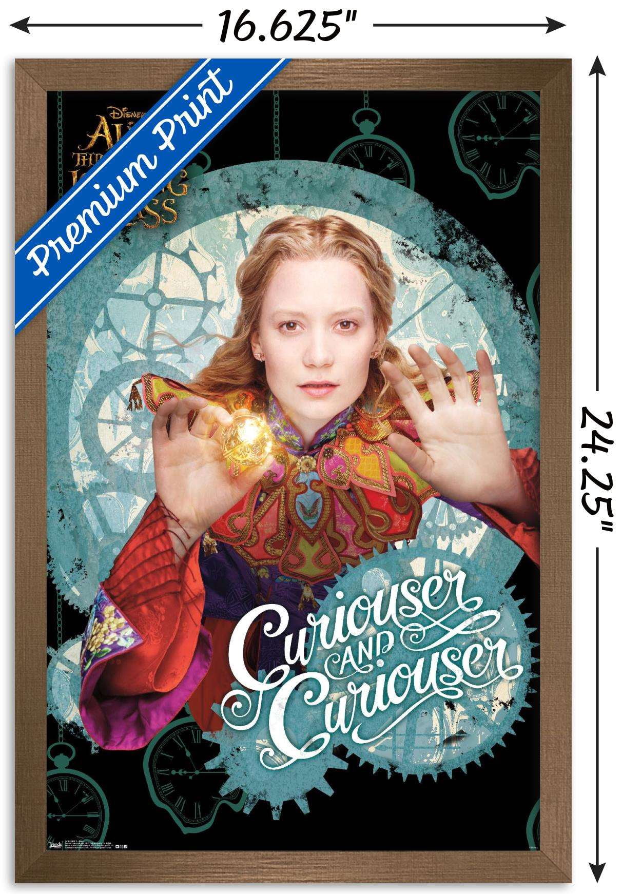 Disney Alice Through the Looking Glass - Alice Wall Poster, 14.725" x 22.375", Framed