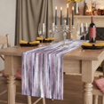 thumbnail image 2 of Table Runners 90 Inches Long Dress Scarves, Purple Vintage Farmhouse Coffee/Dining/Kitchen Table Runner for Living Room, Striped Painting Retro Abstract Art 13x90 Inch, 2 of 9