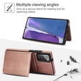 thumbnail image 2 of Allytechgroup Detachable Cards Holder Case for Samsung Galaxy Note 20, RFID Blocking 2 In 1 Wallet PU Leather Case with Stand Compatible with Magsafe Shockproof Cover for Galaxy Note 20, Rosegold, 2 of 5