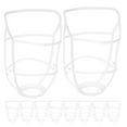 thumbnail image 1 of Couvercle de Bouteille de Perfusion Réutilisable avec Matériau Plastique Durable pour Usage Hospitalier Transparent et Léger 10 Pcs, 1 of 9