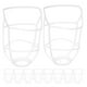 thumbnail image 1 of ColoMX Cubierta de botella de infusión reutilizable de 10 piezas para piezas de postes redes colgantes para botellas de infusión Soporte de solución salina para hospital, 1 of 7