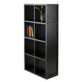 thumbnail image 6 of Winsome Wood Timothy 4x2 Storage Cube Shelf, Black Finish, 6 of 9