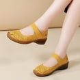 thumbnail image 6 of Yellow Women Breathable Round Toe Closed Toe Extremely Comfortable Extremely Lightweight Extremely Breathable Slip On Flats For Everyday Wear, 6 of 9
