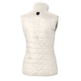 thumbnail image 3 of Women's Cutter & Buck Oatmeal Fort Wayne TinCaps Rainier PrimaLoft Eco Insulated Full-Zip Puffer Vest, 3 of 3