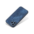 thumbnail image 5 of Tarise for Apple iPhone 14 5G Case, PU Lether Anti-Slip Shockproof Silicone TPU Bumper Slim Lightweight All-inclusive Business Drop Protective Phone Case Cover for iPhone 14 6.1" 2022, Blue, 5 of 7