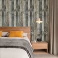 thumbnail image 4 of (2 pack) Abyssaly Wood Plank Wallpaper Peel and Stick 15.7" x 118" Rustic Wall Paper Removable Self Adhesive Brown Shiplap Vinyl Film Decorative, 4 of 7