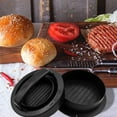 TWCTUWEN 2024 Ceramic Bakeware Set Black Hamburger Pie Circular Patty