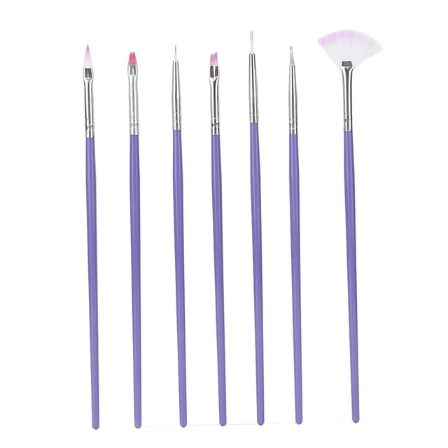 Juego de pinceles para decoración de uñas NikouMX 7 piezas